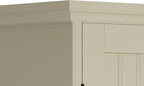 ChooChoo Bathroom Wall Cabinet, Over The Toilet Space Saver Storage Cabinet, Medicine Cabinet with 2 Door and Adjustable Shelves, Cupboard, Cream Yellow