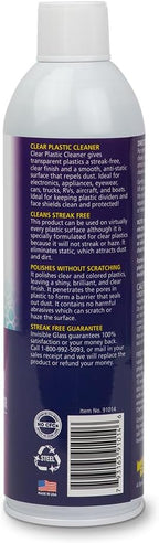 Invisible Glass 91014-3PK Clear Plastic Cleaner – Cleans and Protects Plastic on Electronics, Appliances, Eyewear, Cars, Trucks, RVs, Boats & More, Helps Prevent Fog and Static – 19 oz (Pack of 3)