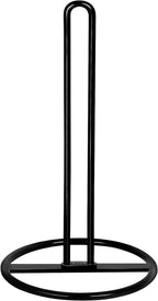Paper Towel Holder Countertop, OBODING, Kitchen Paper Towel Stand Holder for Kitchen Organization and Storage, Paper Towel Holders for Standard and Large Size Rolls (Black)