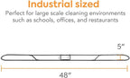 Professional Dust Mop Frame, 48" x 5", Black
