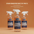 CSX Powerful Stain Remover 24oz – Heavy Duty Carpet & Upholstery Cleaner, Professional Strength, Deep Clean Formula – Removes grease, wine, coffee, ink, food, and more – Made in the USA