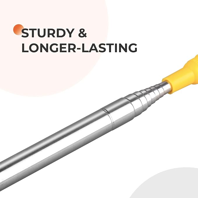 Dusters for Cleaning High Ceiling Fan, Newliton Microfiber Feather Duster with 30'' to 100'' Telescoping Extension Pole, Long Extendable Duster for Home Car Furniture Cobweb, Green