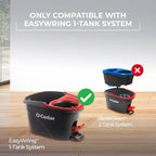 O-Cedar EasyWring Spin Mop Head Refill (Pack of 6)