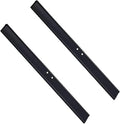 2PCS Replacement Silicon Rubber Squeegee Blade, 10 Inch Black