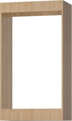 MODCART Double Hanging Closet Unit, Modular System Organizer With Storage for Walk In Closets, Clothing Rack Wardrobe for Hanging Clothes, Bedroom, Wood, 22.5"W