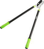VEVOR Loppers for Tree Trimming, 32 inch Garden Anvil Trimmer with Compound Action, Sharp Steel Blade, Heavy Duty Tree Branch Cutter Up to 2 inch Dia Cut Capacity, Ergonomically Designed Handles