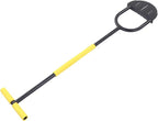 Half Moon Saw Tooth Lawn Edger Long Handle Garden Tool for Sidewalk Flower Bed Edging and Trimming
