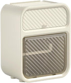 Wall-Mounted Tissue Box – Plastic Bathroom Toilet Paper Holder with Phone Shelf