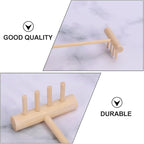 YARNOW 20 Pcs Bamboo Zen Garden Rakes Mini Tabletop Sandbox Tools for Home Decoration, 5.5 x 1.4 x 1.6 Inch