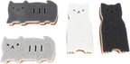 Kitchen Sponges Reusable, Cat Shape Dish Sponge for Washing Dishes, Non Scratch Sponges for Cleaning Dishwashing, Household Scrub Sponge Heavy Duty,4pack