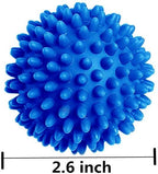 Laundry Dryer Balls - 6 Pack Reusable Fabric Softener Alternative (Blue)
