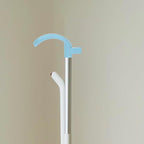 2pcs Broom and Dustpan Handle Grips 19mm Light Blue PVC Replacement Sleeve for Household Cleaning Tools and Clothesline Poles