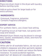 Melaleuca Ecosense Melasoft Fabric Softener - Spring Breeze - 100 Dryer Sheets