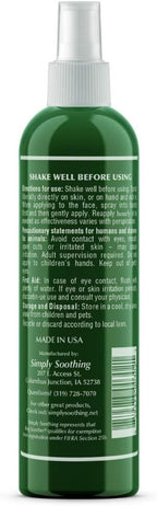Bug Soother Spray Large Family Pack - Natural Insect, Gnat and Mosquito Repellent & Deterrent - Safe Bug Spray for Adults, Kids, Pets, & Environment - Made in USA