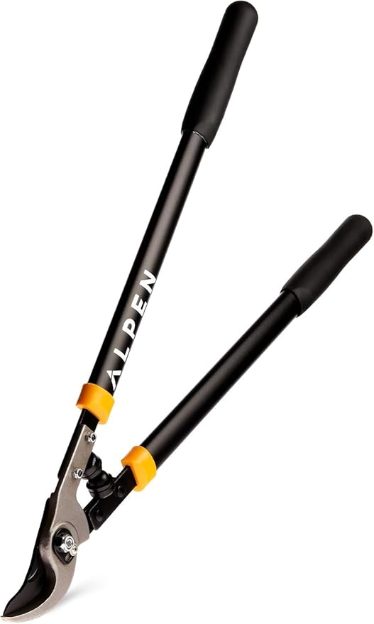 Weisshorn 260 24" Steel Blade Garden Bypass Lopper and Tree Trimmer - Sharp Japanese Carbon Steel Blades with Non-Stick Coating for Cutting up to 1.4" Diameter