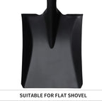 Square Shovel, Shovels for Digging with D-Handle, Overall 41-Inch Long Garden Shovel, Transfer Shovel, Snow Shovel for Car, Garden Tools