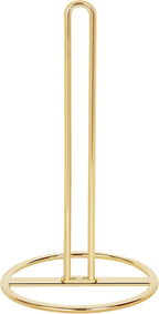 Gold Paper Towel Holder Countertop, OBODING, Kitchen Paper Towel Stand Holder for Kitchen Organization and Storage, Paper Towel Holders for Standard and Large Size Rolls (Gold)