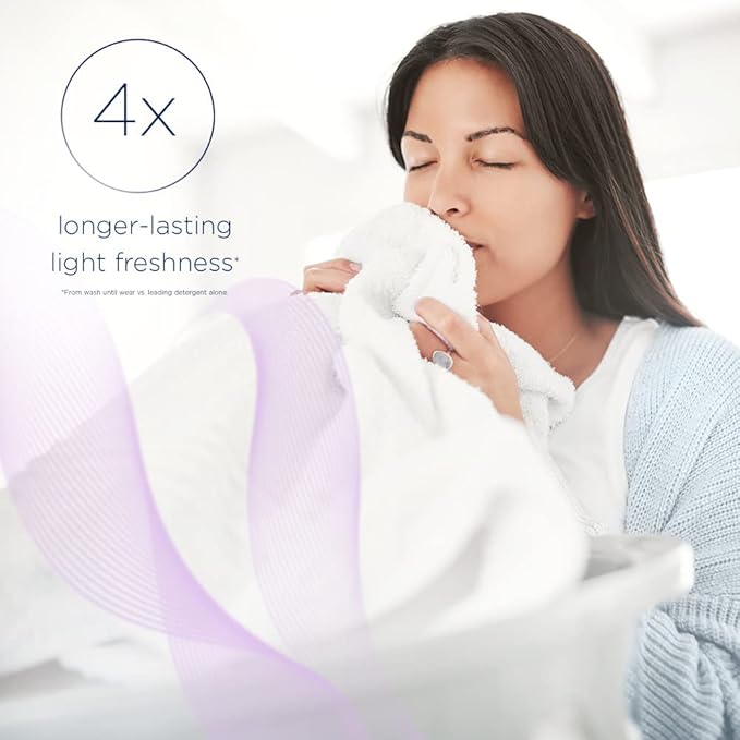 Downy Light Laundry Scent Booster Beads, White Lavender Scent, 13.4 OZ, In-wash fabric beads designed to be gentle with a light boost of scent, No Heavy Perfumes