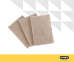 Natural Scouring Pad Non-Scratch Sisal Plant Based Scrubber Cleaning Scrub Pads, Eco-Friendly Reusable Kitchen Scrubbing Pad Pack of 18, by Superio