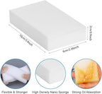 Magic Sponge Eraser Foam Cleaning Sponges 10PCS Multi-Functional Power Scrubber for Kitchen Dish Household Cleaning Bathroom Toilet Wall Cleaner