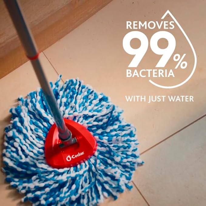 O-Cedar RinseClean Spin Mop Microfiber Refill, 1 CT (Pack of 12)