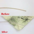 Sunshine 3 Polishing Cloths Jewelry Cleaner Tube Silver Brass Gold Copper