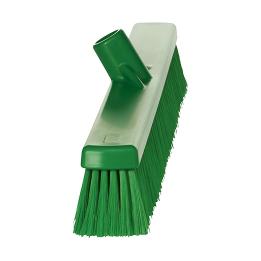 Vikan 31992 Broom,Push,Soft,24",PP/PBT,Green