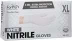 ForPro Disposable Nitrile Gloves, Chemical Resistant, Powder-Free, Latex-Free, Non-Sterile, Food Safe, 4 Mil