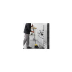 Rubbermaid Commercial Products 10" Smooth Surface Jumbo Sweep Angle Broom, Metal Handle, Black, for Cleaning Hard-to-Reach Areas