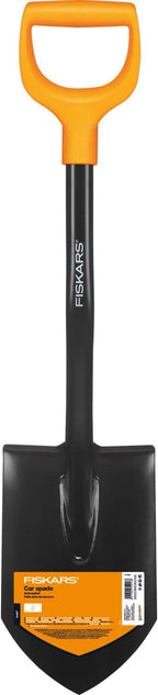 Fiskars Auto Spade, Solid, Weight: 1.4 kg, Length: 80 cm, Steel/Plastic, Black/Orange, 1014809