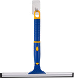 ITTAHO 10" Swivel Window Cleaning Squeegee, All-Purpose Anti-Slip Window Squeegee with 2 Blades, Window Cleaner Tool Bathroom Squeegee for Shower Doors, Tile Shower Walls，Mirrors,Car Windshields