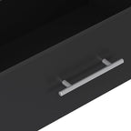 MODCART 4 Drawer Short Tower Closet Unit, Modular Closet System, Wood Closet System Organizer with Storage for Walk In Closets, Clothing Rack Closet for Hanging Clothes, Bedroom, Black, 19.5"W