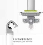 simplehuman Adjustable and Extendable Shower Caddy XL, Stainless Steel and Anodized Aluminum