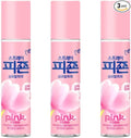 Pigeon Fabric Refresher Spray Pink Rose, Travel Size Odor Eliminator for Clothes & Home, Long-Lasting Fresh Scent, 3-Pack (120ml Each)