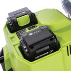 Earthwise Power Tools by ALM TC722011 11-Inch 2x20-Volt Lithium-Ion Cordless Electric Garden Tiller Cultivator, 2x20 Volt 4Ah Battery and Charger Included, Green