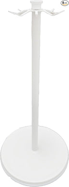Kitchen Utensil Hanger Stainless Steel Utensil holder Rotatable Cooking Utensils Holder with 8 Hooks, Hanging Spoon Spatula Holder , White (Without Kitchen Utensils)