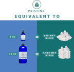 Pristine Toilet Paper Spray: As Seen on Shark Tank, the More Natural Alternative to Flushable Wet Wipes & Personal Cleansing Wipes, Spray Dry Toilet Paper to Create a Flushable Wipe - Peppermint