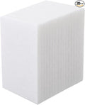 20 Pieces White Scrubbing Pad Non Scratch Scouring Pads Non Woven Scouring Sponge Multipurpose Abrasive Multi Surface Scrubber for Cleaning Polishing(4 x 6 Pulgadas)