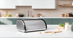 HOME IT Stainless Steel Bread Box for kitchen, bread bin, bread storage Bread holder 16.5x10x8