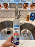 Sprayway SW841R Oil-based Stainless Steel Cleaner and Polish, Protects and Preserves, Resists Streaks and Finger prints, 15 Oz.