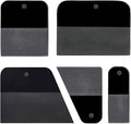 PPF Squeegee Kit 5 in 1 Anti-Scratch Soft TPU Scraper for Vinyl,Small Tint Squeegee Water Blade Scraper for Paint Protection Film,Vinyl Wrap Window Tint Tools (Black Magnet)