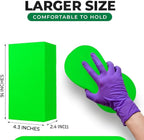 Multi-Purpose Sponges for Cleaning - Lime Green 2 Pack, Large Sponges for Car Washing, Tile & Grout, All Purpose Cleaning