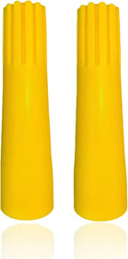 Squeegee Adapter Window Squeegee Adaptor Squeegee Pole Adapter, Changes The Threaded Tip to a Standard Friction Taper Fit, Yellow 2pc