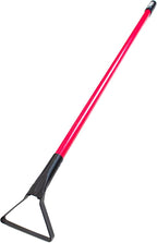 BULLY TOOLS 12-Gauge Loop Hoe w/Fiberglass Handle - Heavy-Duty Garden Hoe Tool for Weeding, Gardening, & Landscaping - Durable Tool for Everyday Garden Soil and Lawn Preparation - Made in The USA