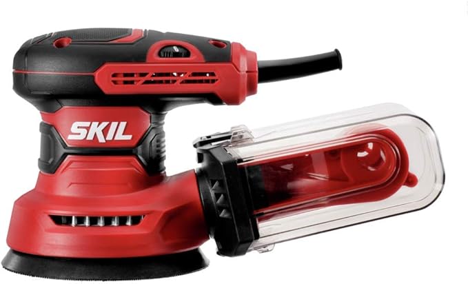 SKIL 5” Random Orbital Sander with Cyclonic Dust Box & 3pc Sanding Sheet - SR211601,Multicolor,(Pack of 4)
