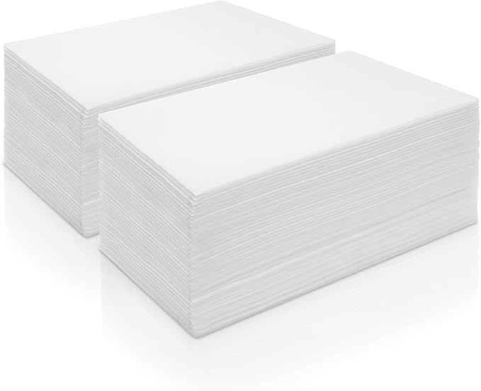 Fresh Towel Folded Disposable Hand Towels for Bathroom | Single-Use Hand Paper Towels for Bathroom Guests, 1/6 Folded | Soft and Absorbent Disposable Napkins (500, White)