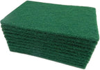 10-Pack Non-Scratch Heavy Duty Scouring Pads 5.90X3.93 Inch Durable Kitchen Scrub Sponges for Pots Pans Stove Top Cleaning Reusable Dish Scouring Pads