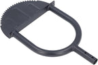 Half Moon Saw Tooth Lawn Edger Long Handle Garden Tool for Sidewalk Flower Bed Edging and Trimming