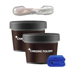 Quick Effective Metal Restoration Paste, Rust Remover for Metal, Metal Polish Cream, Chrome Cleaner and Polish (2PCS)