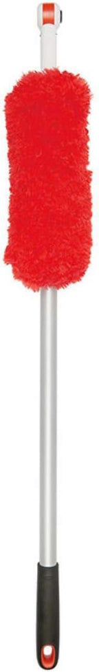 OXO Good Grips 3-in-1 Extendable Microfiber Long Reach Duster with Interchangeable Heads, 8 ft
